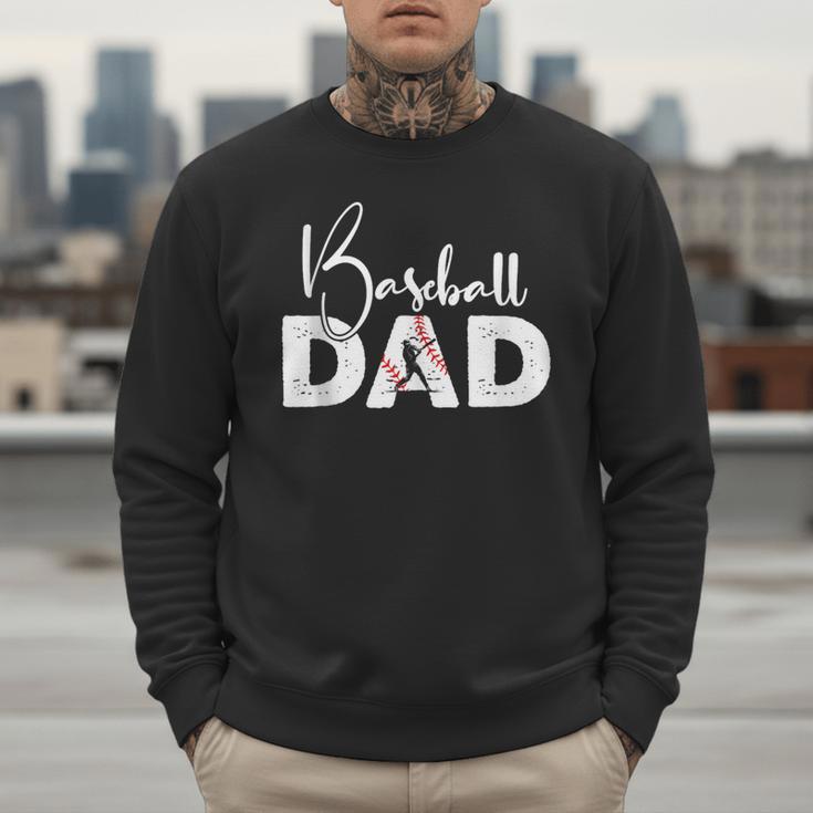 Baseball Dad Vintage Heart Present For Baseball Daddy Men Sweatshirt Baseball Dad Vintage Heart Present For Baseball Daddy Men Sweatshirt