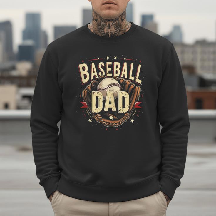 Baseball Dad Vintage Men Sweatshirt