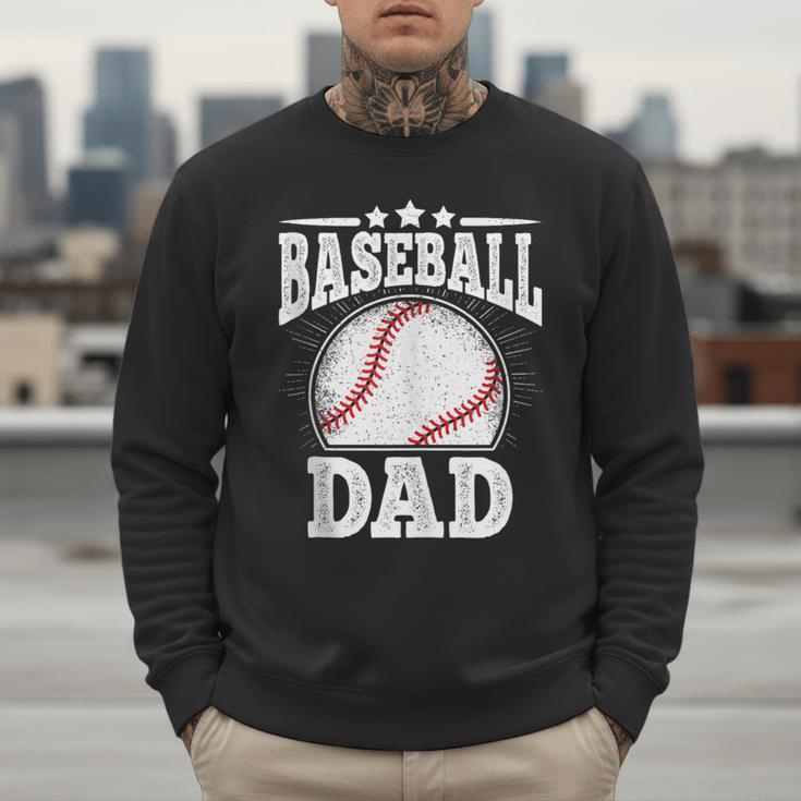 Baseball Dad Vintage Baseball Player Daddy Men Men Sweatshirt Baseball Dad Vintage Baseball Player Daddy Men Men Sweatshirt