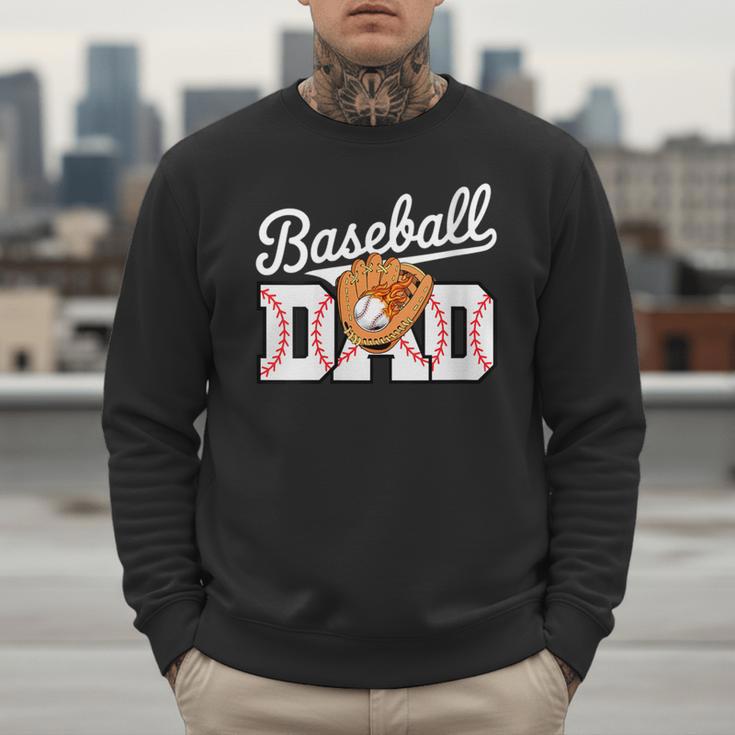Baseball Dad Vintage Sports Fathers Day Baseball Fan Men Sweatshirt Baseball Dad Vintage Sports Fathers Day Baseball Fan Men Sweatshirt