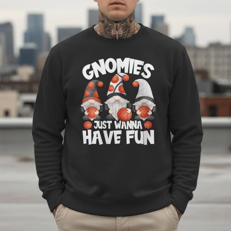 Basketball Gnomies Have Fun For Baseball Dad And Coach Men Sweatshirt Basketball Gnomies Have Fun For Baseball Dad And Coach Men Sweatshirt