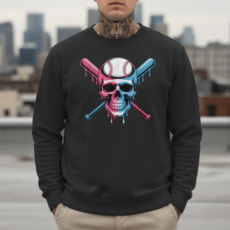 Cool Baseball Ice Cream Dripping Baseball Dad Baseball Lover Men Sweatshirt Cool Baseball Ice Cream Dripping Baseball Dad Baseball Lover Men Sweatshirt