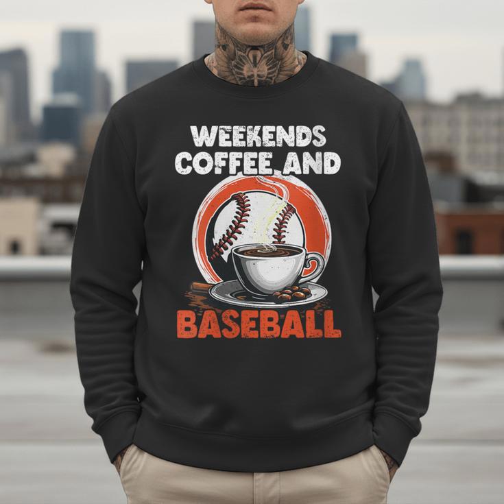 Fathers Day Baseball Dad Parent Men Sweatshirt