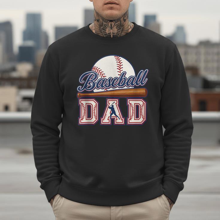 Retro Baseball Dad Father's Day Men Sweatshirt Retro Baseball Dad Father's Day Men Sweatshirt