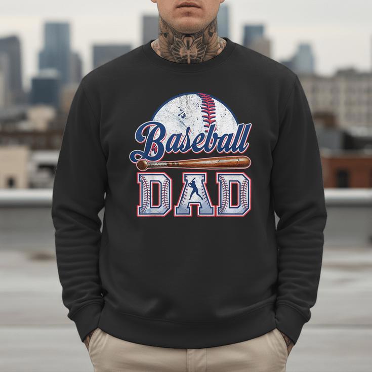 Retro Baseball Dad Happy Fathers Day For Men Sports Lovers Men Sweatshirt Retro Baseball Dad Happy Fathers Day For Men Sports Lovers Men Sweatshirt