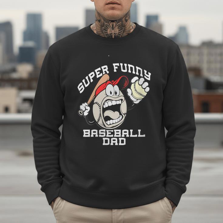Super Baseball Dad Men Sweatshirt Super Baseball Dad Men Sweatshirt
