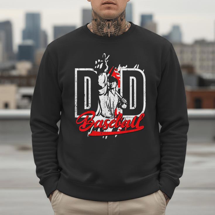 Vintage Baseball Dad Daddy Father's Day Clothing Men Sweatshirt