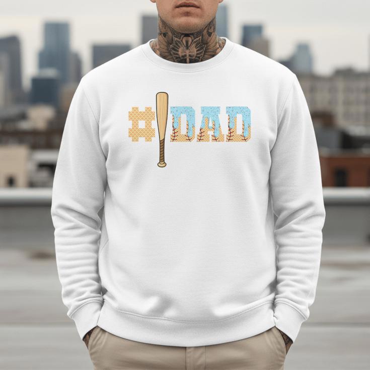 1 Dad Baseball Ice Cream Drip Fathers Day Baseball Daddy Premium Men Sweatshirt 1 Dad Baseball Ice Cream Drip Fathers Day Baseball Daddy Premium Men Sweatshirt