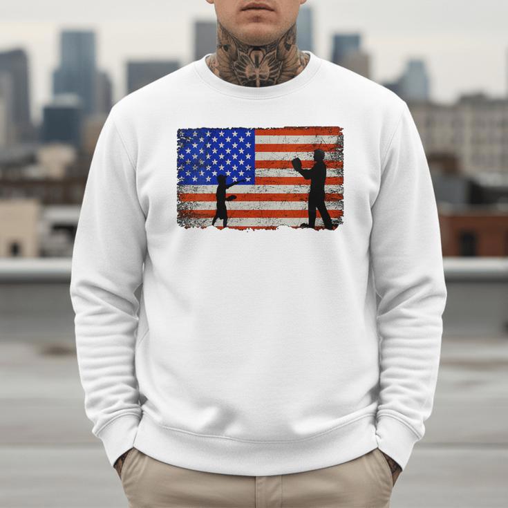 Baseball Coach Baseball Dad American Flag Men Sweatshirt Baseball Coach Baseball Dad American Flag Men Sweatshirt
