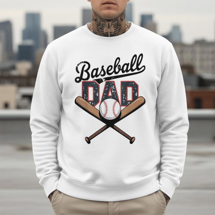 Baseball Dad For Father's Day Game Day Celebration Men Sweatshirt