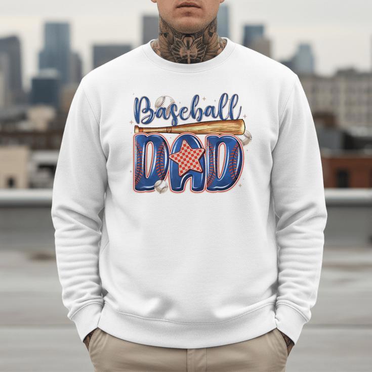 Baseball Dad Game Day Fathers Day Men Sweatshirt Baseball Dad Game Day Fathers Day Men Sweatshirt