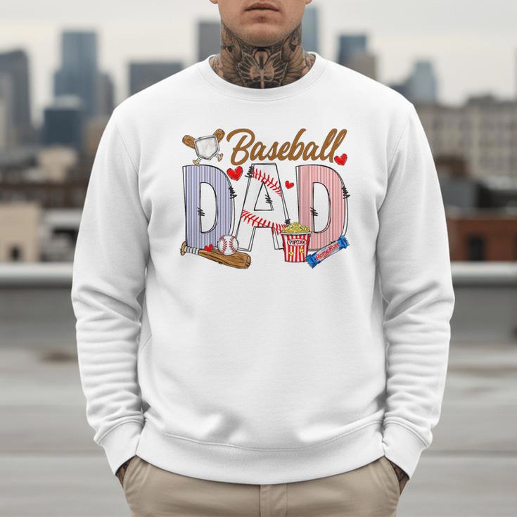 Baseball Dad Game Day Sport Lovers Baseball Fathers Day Men Sweatshirt Baseball Dad Game Day Sport Lovers Baseball Fathers Day Men Sweatshirt