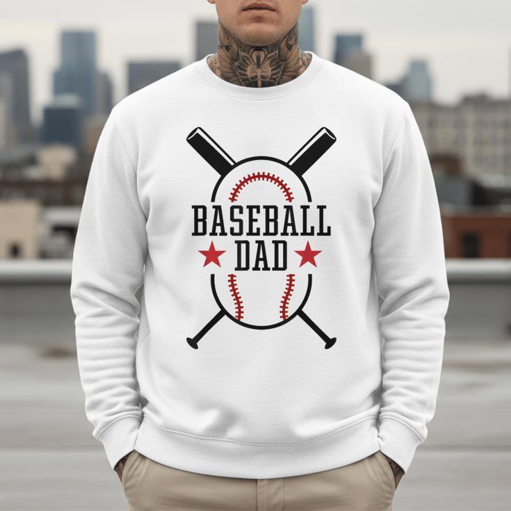 Baseball Dad Happy Fathers Day Wife Daughter Son Game Day Men Sweatshirt Baseball Dad Happy Fathers Day Wife Daughter Son Game Day Men Sweatshirt