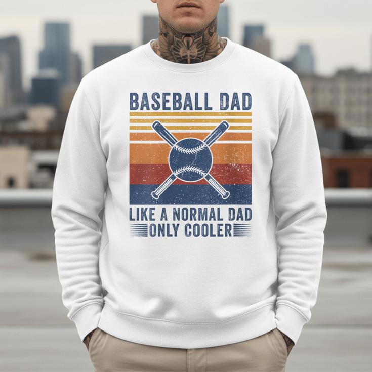 Baseball Dad Like A Normal Dad Only Cooler Men Sweatshirt