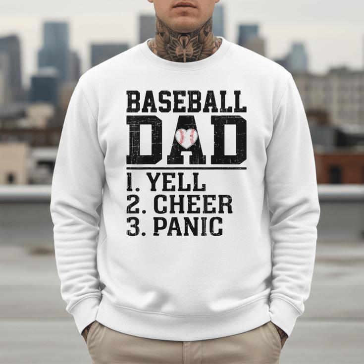 Baseball Dad Parent Of Player Family Sports Fan Lover Men Sweatshirt