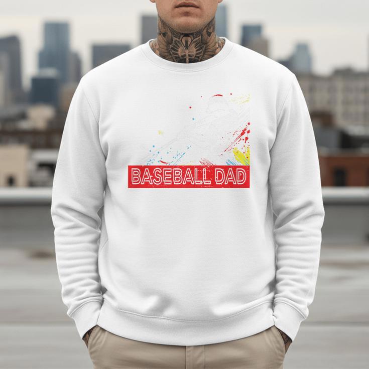 Baseball Dad Baseball Pop Art Baseball Sport Team Premium Men Sweatshirt Baseball Dad Baseball Pop Art Baseball Sport Team Premium Men Sweatshirt