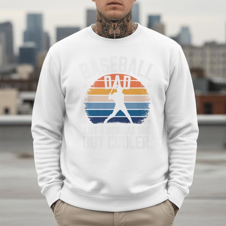 Baseball Dad Like a Regular Dad But Cooler Premium Men Sweatshirt Baseball Dad Like a Regular Dad But Cooler Premium Men Sweatshirt