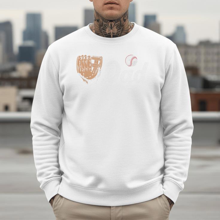 Baseball Dad Softball Dad Father's Day Premium Men Sweatshirt Baseball Dad Softball Dad Father's Day Premium Men Sweatshirt