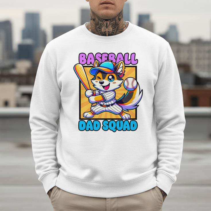 Baseball Dad Squad Fox On The Bat Premium Men Sweatshirt Baseball Dad Squad Fox On The Bat Premium Men Sweatshirt
