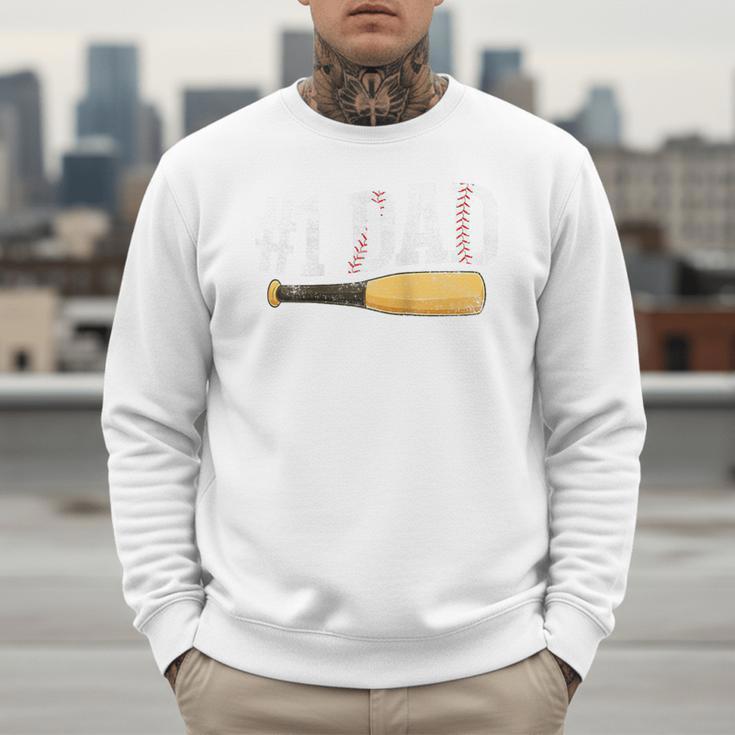 Baseball Player Dad Papa Number One Baseball Dad Fathers Day Raglan Baseball Tee Men Sweatshirt Baseball Player Dad Papa Number One Baseball Dad Fathers Day Raglan Baseball Tee Men Sweatshirt