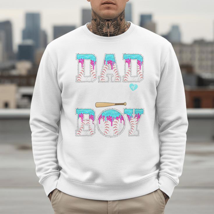 Ice Cream Baseball Dad Birthday Boy Drip Bat Sweet Baseball Premium Men Sweatshirt
