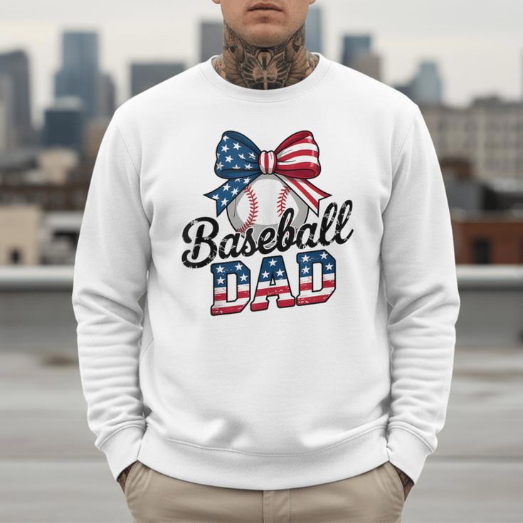 Patriotic Baseball Dad 4th Of July For All American Fathers Men Sweatshirt Patriotic Baseball Dad 4th Of July For All American Fathers Men Sweatshirt