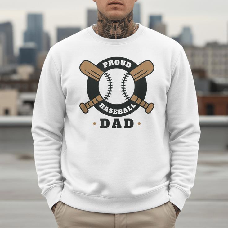 Proud Baseball Dad Men Sweatshirt Proud Baseball Dad Men Sweatshirt