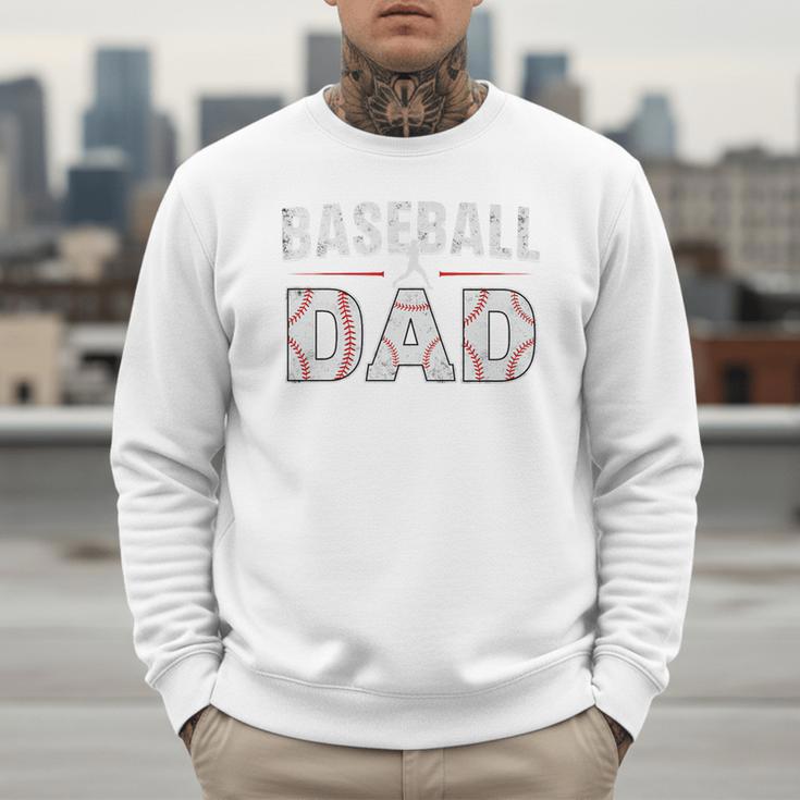Softball Ball Dad Baseball Dad Parent Fathers Day Baseball Premium Men Sweatshirt Softball Ball Dad Baseball Dad Parent Fathers Day Baseball Premium Men Sweatshirt