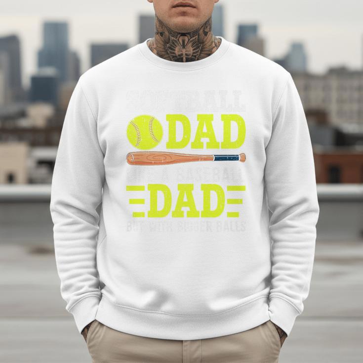 Sports For Softball And Baseball Dad Premium Men Sweatshirt Sports For Softball And Baseball Dad Premium Men Sweatshirt