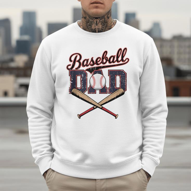 Vintage Baseball Dad For Game Day Father's Day Toddler Kids Men Sweatshirt Vintage Baseball Dad For Game Day Father's Day Toddler Kids Men Sweatshirt