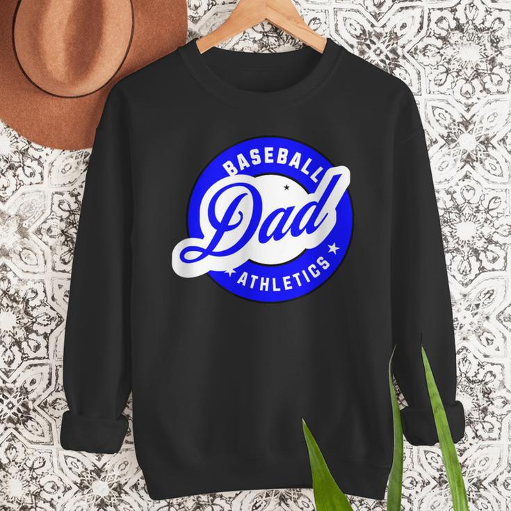 Baseball Dad Athletics For The Dad Who Loves Baseball Games Men Sweatshirt