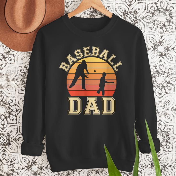 Baseball Dad Father Son Proud Daddy Papa Grandpa Sports Men Sweatshirt Baseball Dad Father Son Proud Daddy Papa Grandpa Sports Men Sweatshirt