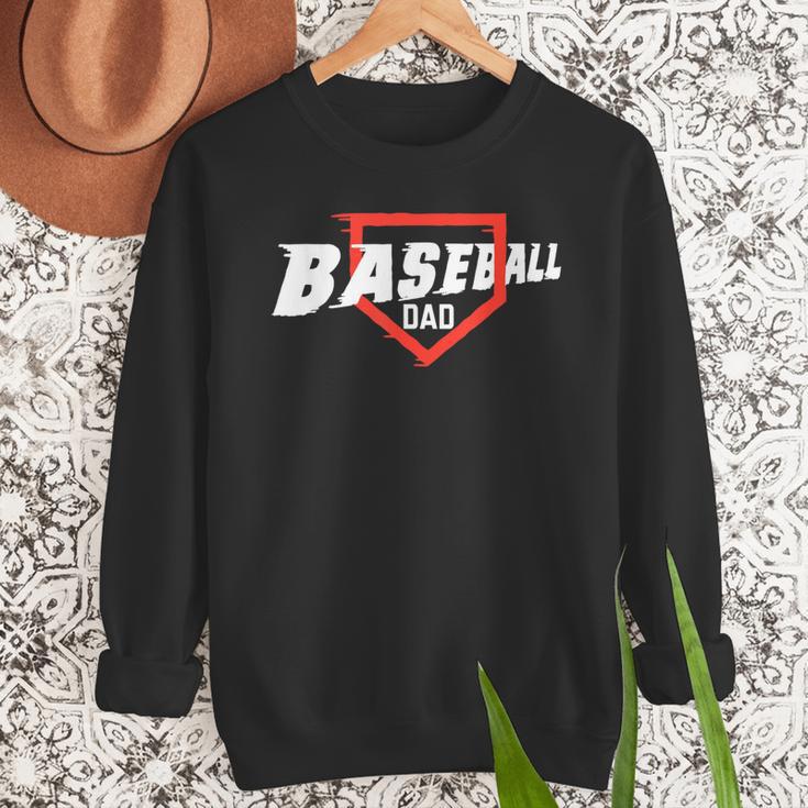 Baseball Dad Field Day Baseball Fans Family Matching Men Sweatshirt
