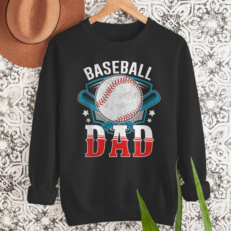 Baseball Dad Happy Fathers Day Dad Daddy Baseball Lover Men Sweatshirt Baseball Dad Happy Fathers Day Dad Daddy Baseball Lover Men Sweatshirt