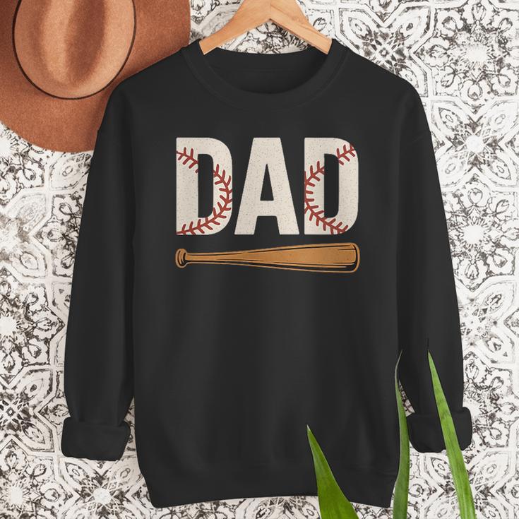 Baseball Dad Novelty Sports Love Fathers Day Men Sweatshirt