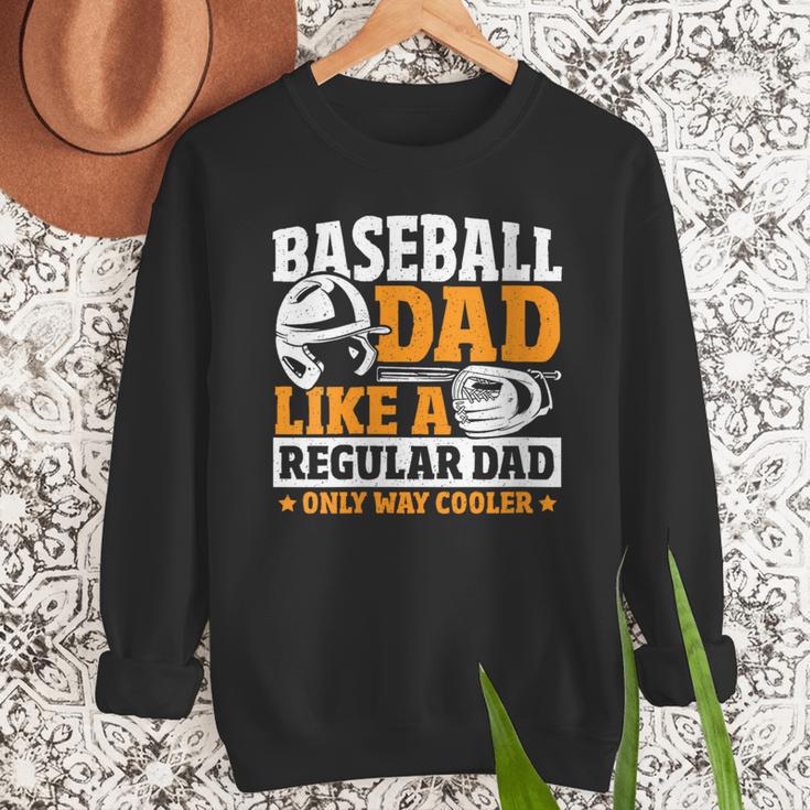 Baseball Dad Like a Regular Dad Only Way Cooler Men Sweatshirt