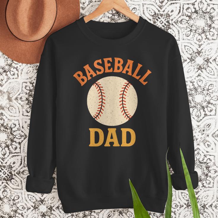 Baseball Dad Retro Vintage Father's Day Men Sweatshirt Baseball Dad Retro Vintage Father's Day Men Sweatshirt