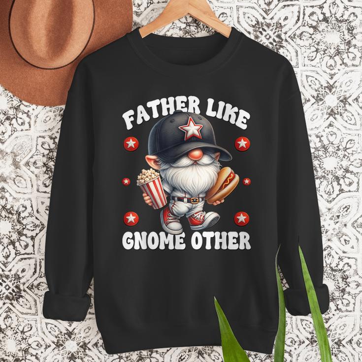Baseball Dad Saying Hot Dog Gnome Pun For Fathers Day Men Sweatshirt Baseball Dad Saying Hot Dog Gnome Pun For Fathers Day Men Sweatshirt