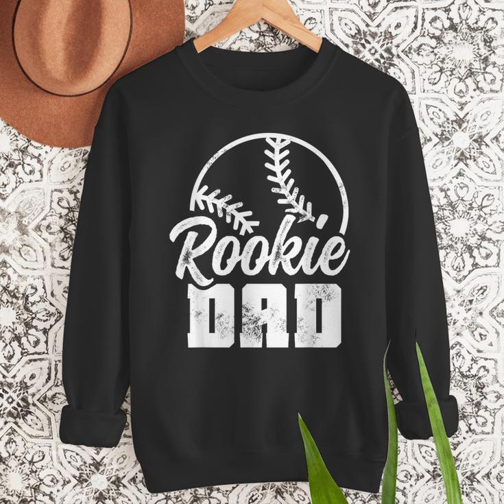 Baseball Dad Softball Game Rookie Dad Baseball Men Sweatshirt Baseball Dad Softball Game Rookie Dad Baseball Men Sweatshirt
