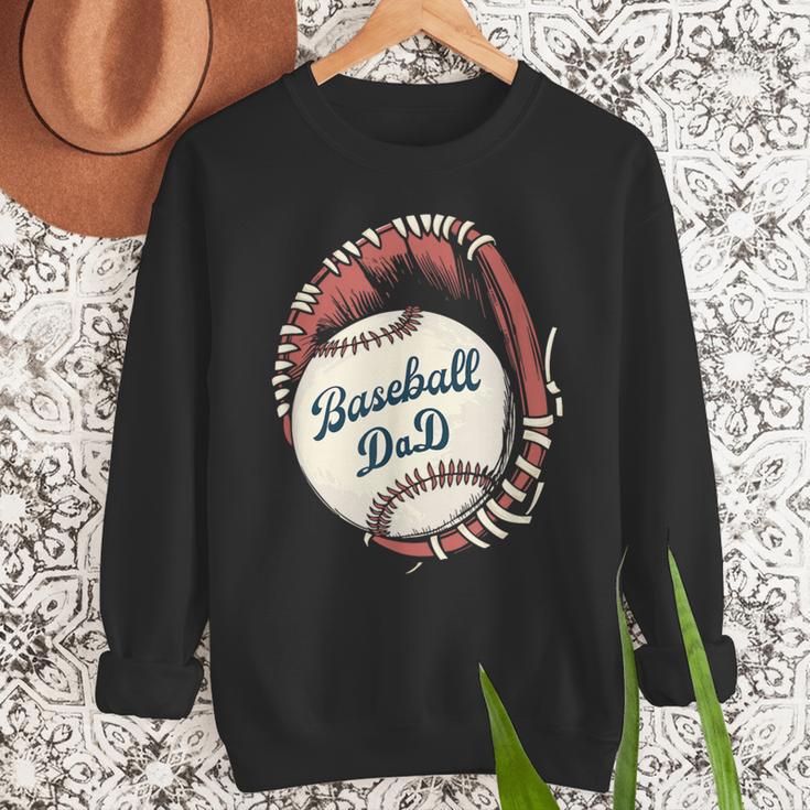 Baseball Dad Softball Glove And Ball Men Sweatshirt Baseball Dad Softball Glove And Ball Men Sweatshirt
