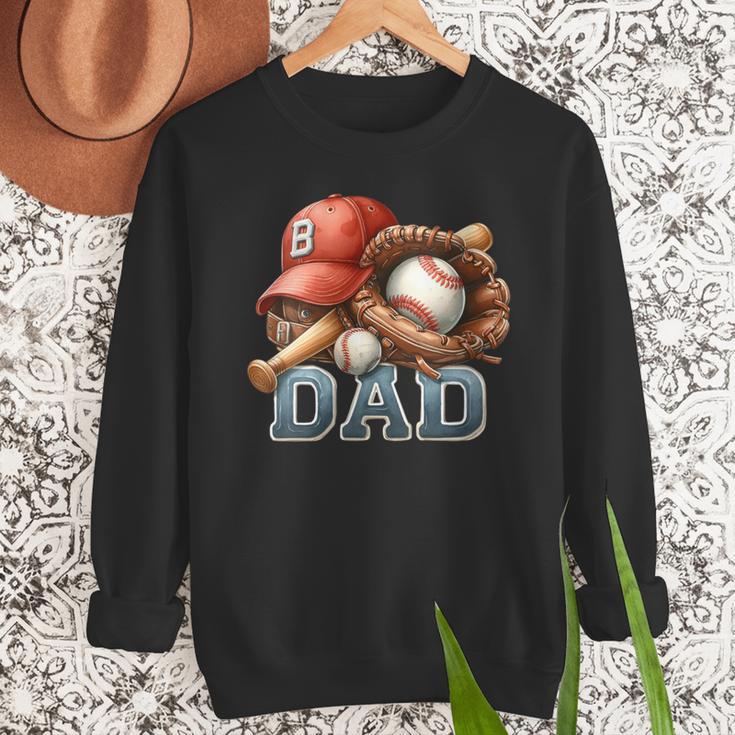 Baseball Dad Spectator Father's Day Game Day Youth Baseball Men Sweatshirt