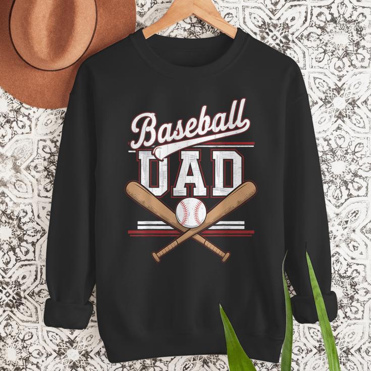 Baseball Dad Sports Lover Father's Day Father In Law Men Sweatshirt Baseball Dad Sports Lover Father's Day Father In Law Men Sweatshirt