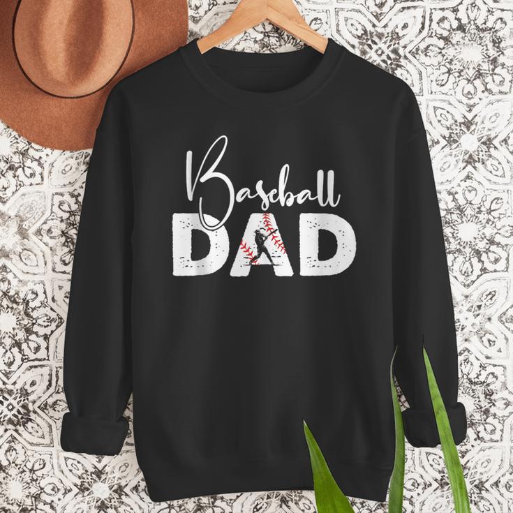 Baseball Dad Vintage Heart Present For Baseball Daddy Men Sweatshirt Baseball Dad Vintage Heart Present For Baseball Daddy Men Sweatshirt