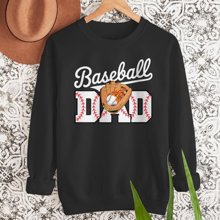 Baseball Dad Vintage Sports Fathers Day Baseball Fan Men Sweatshirt Baseball Dad Vintage Sports Fathers Day Baseball Fan Men Sweatshirt