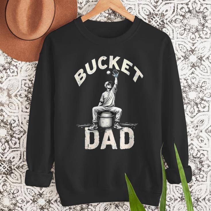 Bucket Dad Baseball Daddy Men Sweatshirt Bucket Dad Baseball Daddy Men Sweatshirt