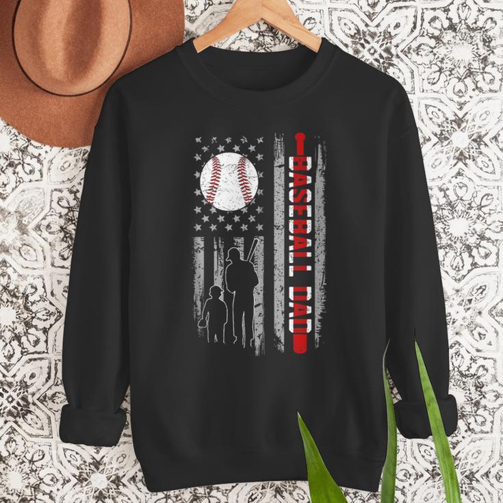 Father's Day USA Flag Patriotic Baseball Dad Men Sweatshirt Father's Day USA Flag Patriotic Baseball Dad Men Sweatshirt