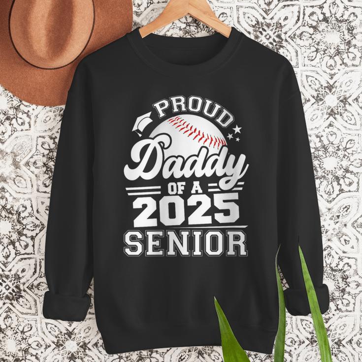 Proud Daddy Of A 2025 Senior Baseball Dad Papa Grad 2025 Men Sweatshirt Proud Daddy Of A 2025 Senior Baseball Dad Papa Grad 2025 Men Sweatshirt
