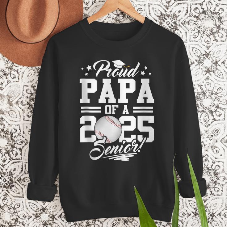 Proud Papa Of A 2025 Senior Graduate Baseball Dad Men Sweatshirt Proud Papa Of A 2025 Senior Graduate Baseball Dad Men Sweatshirt
