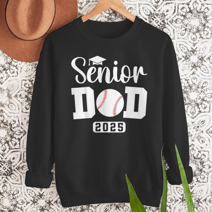 Senior Baseball Dad Class Of 2025 Senior Dad Graduation 2025 Men Sweatshirt