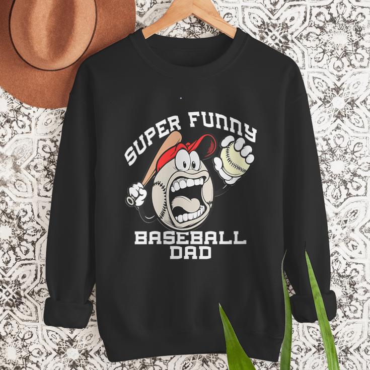 Super Baseball Dad Men Sweatshirt Super Baseball Dad Men Sweatshirt